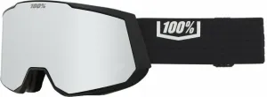 100% Snowcraft XL Black/HiPER Silver Mirror/HiPER Turquoise Mirror Ski Brillen