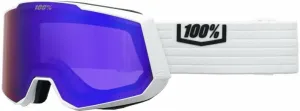 100% Snowcraft XL White/HiPER Violet Mirror/HiPER Silver Flash Mirror Ski Brillen
