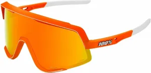 100% Glendale Soft Tact Neon Orange/HiPER Red Multilayer Mirror Lens Fahrradbrille