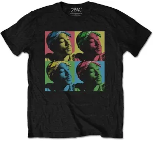 2Pac T-Shirt Pop Art Unisex Black M