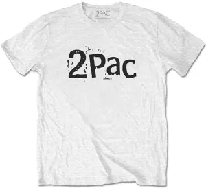 2Pac T-Shirt Changes Back Repeat Unisex White 2XL