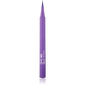 3INA The Color Pen Eyeliner Filzstift-Eyeliner Farbton 482 - Purple 1 ml