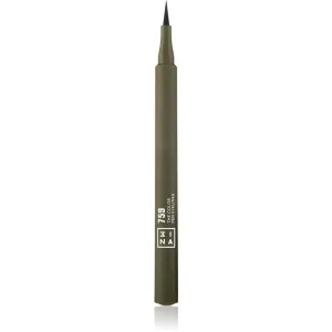 3INA The Color Pen Eyeliner Filzstift-Eyeliner Farbton 759 - Olive green 1 ml
