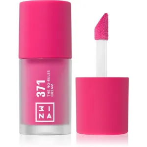 3INA The No-Rules Cream multifunktionales Make-up für Augen, Lippen und Gesicht Farbton 371 - Electric hot pink 8 ml