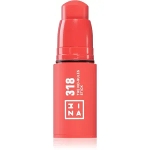 3INA The No-Rules Stick Multifunktionaler Stift für Augen, Lippen und Wangen Farbton 318 - Coral 5 g