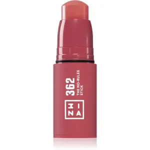 3INA The No-Rules Stick Multifunktionaler Stift für Augen, Lippen und Wangen Farbton 362 - Pink 5 g