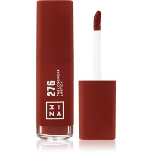 3INA The Longwear Lipstick langanhaltender flüssiger Lippenstift Farbton 276 - Chocolat red 6 ml