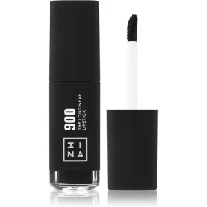 3INA The Longwear Lipstick langanhaltender flüssiger Lippenstift Farbton 900 - Black 6 ml