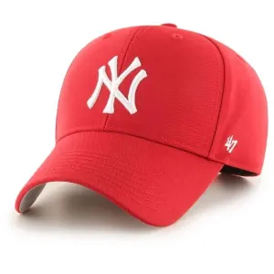 47 MLB NEW YORK YANKEES RAISED BASIC MVP Cap, rot, größe os