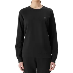 4F SWEATSHIRT BASIC Damen Sweatshirt, schwarz, größe L