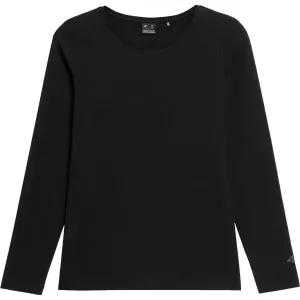 4F LONGSLEEVE Damenshirt mit langen Ärmeln, schwarz, größe XS