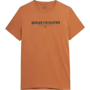 4F MEN´S T-SHIRT Herrenshirt, braun, größe XL