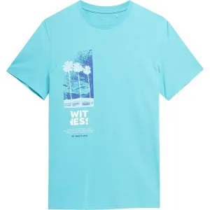 4F MEN´S T-SHIRT Herrenshirt, hellblau, größe XL