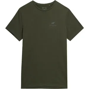 4F T-SHIRT Herrenshirt, khaki, größe XL