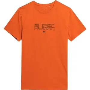 4F T-SHIRT Herrenshirt, orange, größe L