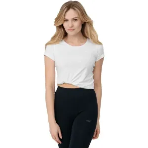 4F WOMEN'S T-SHIRT Damenshirt, weiß, größe XL