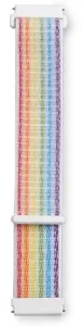 4wrist Durchzieh-Armband für Garmin 22 mm - Light Rainbow