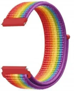 4wrist Durchzieh-Armband für Garmin 22 mm - Rainbow