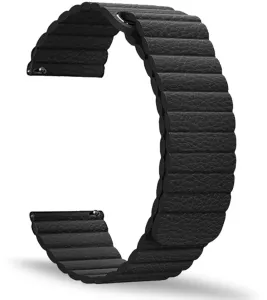 4wrist Gewindeband für klassische Uhren - Black 20 mm