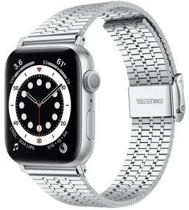 4wrist Milanaise Armband für Apple Watch 42/44/45/49 mm - Silver
