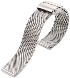4wrist Milanaise Armband für Samsung 6/5/4 - Silver