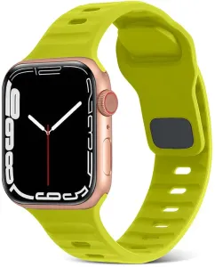 4wrist Silikonarmband für Apple Watch – 42/44/45/49 mm – Fluoreszierendes Grün