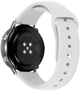 4wrist Silikonarmband für Samsung Galaxy Watch - White 22 mm