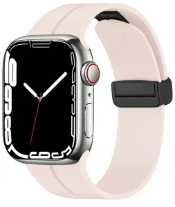 4wrist Silikonarmband mit Magnetverschluss für Apple Watch 42/44/45/49 mm – Rosa