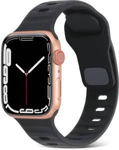 4wrist Silikonband für Apple Watch - 42/44/45/49 mm - schwarz