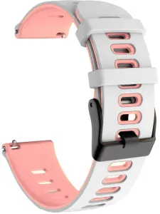 4wrist Silikonband für Garmin 20 mm - White/Pink