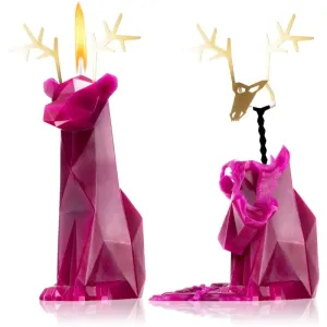 54 Celsius PyroPet DYRI (Reindeer) kerze burgundy 22 cm