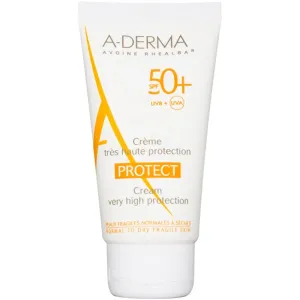 A-Derma Protect schützende Creme für normale und trockene Haut SPF 50+ 40 ml