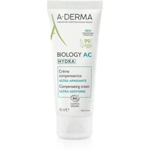 A-Derma Biology hydratisierende und beruhigende Creme mit 48-Stunden Wirkung 40 ml