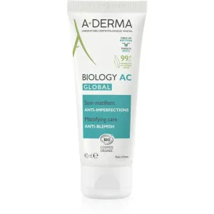 A-Derma Biology Mattierende Pflege für das Gesicht 40 ml