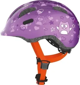Abus Smiley 2.0 Purple Star M Kinder fahrradhelm