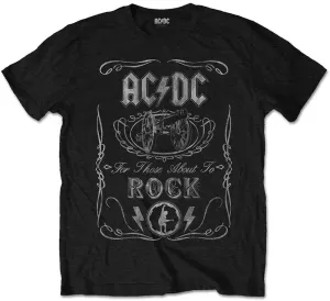 AC/DC T-Shirt Cannon Swig Vintage Black S