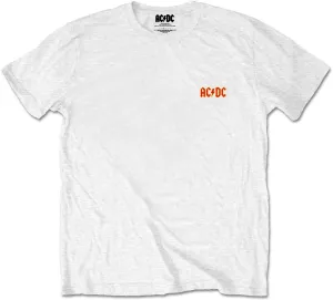 AC/DC T-Shirt Logo Unisex White L