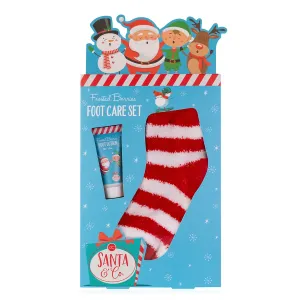 Accentra Fußpflege Geschenkset mit Socken Santa a Co