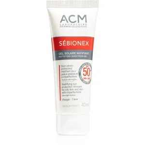ACM Mattierendes Cremegel SPF 50+Sébionex (Mattifying Sunscreen Gel) 40 ml