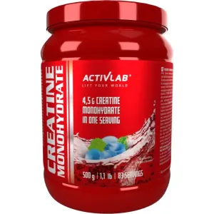Activlab Creatine Monohydrate Präparat zur Förderung von Sportleistungen und Regeneration Geschmack Blue Ice Candy 500 g