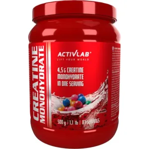 Activlab Creatine Monohydrate Präparat zur Förderung von Sportleistungen und Regeneration Geschmack Bubblegum 500 g