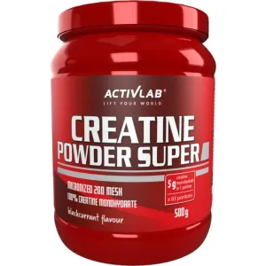 Activlab Creatine Powder Super Präparat zur Förderung von Sportleistungen und Regeneration Geschmack Blackcurrant 500 g
