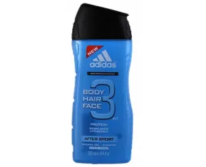 Adidas Duschgel und Shampoo für Männer 3 in 1 Face After Sport (Shower Gel & Shampoo) 400 ml