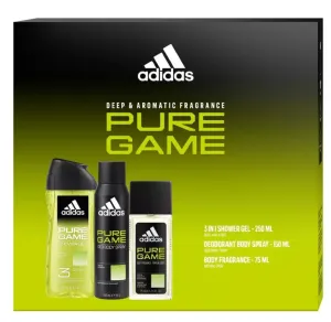 Adidas Pure Game - Deospray 75 ml + Deospray 150 ml + Duschgel 250 ml