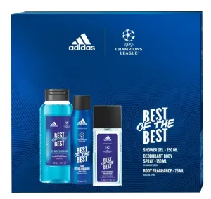 Adidas UEFA Best Of The Best - Deodorant mit Zerstäuber 75 ml + Duschgel 250 ml + Deospray 150 ml