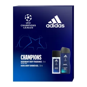 Adidas UEFA Champions League Edition - Deo mit Zerstäuber 75 ml + Duschgel 250 ml