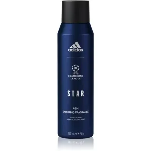 Adidas UEFA Champions League Star Deodorant Spray mit 48-Stunden Wirkung für Herren 150 ml
