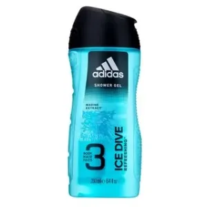 Adidas Ice Dive Duschgel für Herren Shampoo und Duschgel 2 in 1 für Männer 250 ml