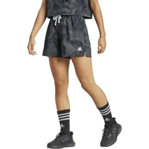adidas FLORAL GRAPHIC WOVEN SHORTS Damenshorts, schwarz, größe XL