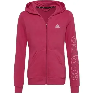 adidas LIN FZ HD Sweatshirt für Mädchen, rosa, größe 140